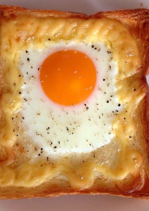 目玉焼きトースト-レシピのメイン写真