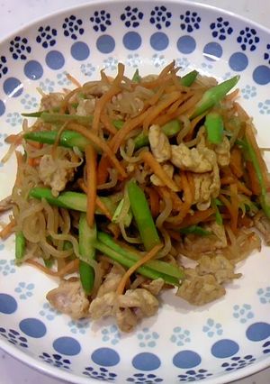 ココナッツオイルで♪糸こんにゃく焼きそば-レシピのメイン写真