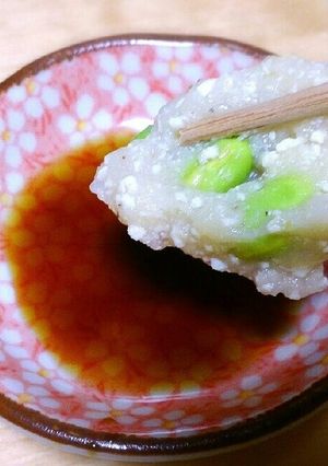 豆腐と枝豆の冷やし団子❁-レシピのメイン写真