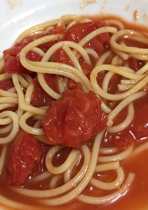 丸ごとトマトのパスタ-レシピのメイン写真