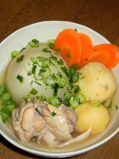 新玉ねぎと新ジャガの梅肉煮-レシピのメイン写真