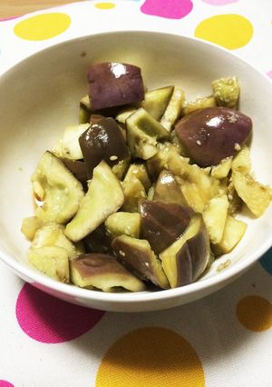 レンジで超簡単！ナスの煮浸し-レシピのメイン写真