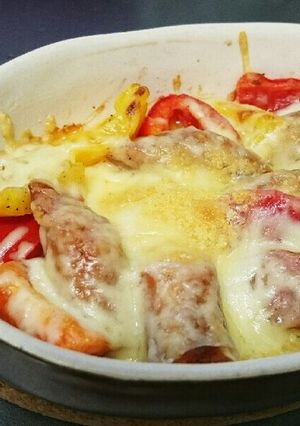 余り物DE野菜のチーズ焼き✲-レシピのメイン写真