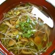 簡単 早い! なめこ カイワレのお吸い物