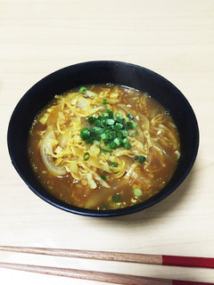 キャベツでヘルシー☆カレーにゅうめん-レシピのメイン写真