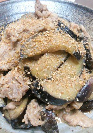ほんのり甘い♪ナス味噌炒め-レシピのメイン写真