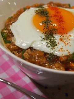簡単♡節約ガパオ風とろみ☆スタミナ丼-レシピのメイン写真