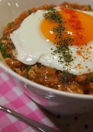簡単♡節約ガパオ風とろみ☆スタミナ丼-レシピのメイン写真