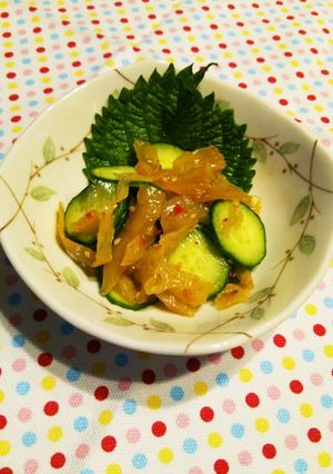 きゅうり！中華クラゲ和え♪-レシピのメイン写真