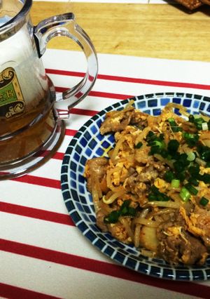 ビールに合う★豚キムチ-レシピのメイン写真