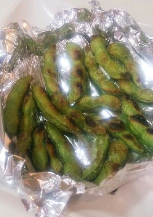 グリル de 枝豆塩焼き～(^o^)-レシピのメイン写真