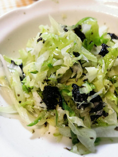 レンジで簡単即席蒸しキャベツの海苔あえ。-レシピのメイン写真