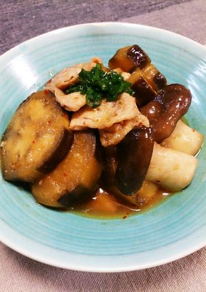 茄子とエリンギのピリ辛味噌バター-レシピのメイン写真