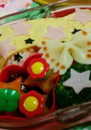 七夕☆天の川弁当☆年少さん-レシピのメイン写真