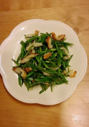 マンズナルインゲンの塩コショウ炒め-レシピのメイン写真