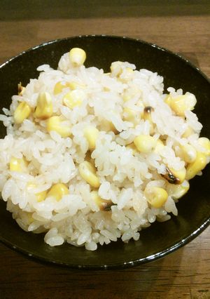 焼きもろこしご飯-レシピのメイン写真