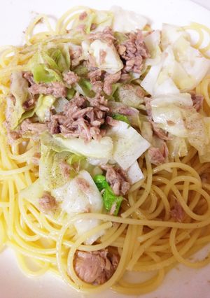 【節約】キャベツとツナの節約パスタ-レシピのメイン写真