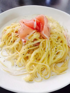 簡単!豆乳とクリームチーズの生ハムパスタ-レシピのメイン写真