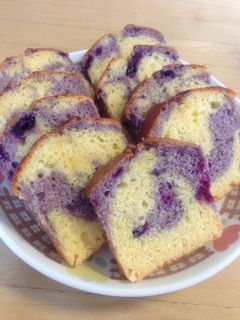 ジャムDE簡単マーブルパウンドケーキ-レシピのメイン写真