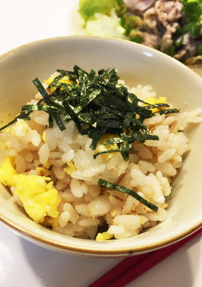 さっぱりおいしい♪梅たまごはん-レシピのメイン写真