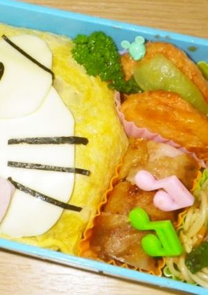 キャラ弁：ドラえもん-レシピのメイン写真
