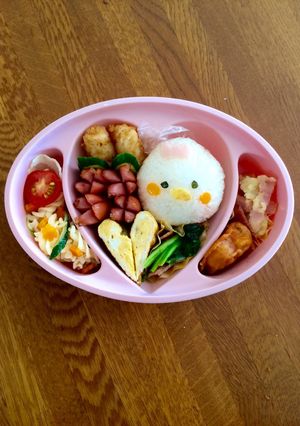 簡単♪キャラ弁♪ニワトリさんミニ♪-レシピのメイン写真