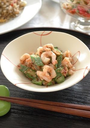 海老のオクラ和え-レシピのメイン写真