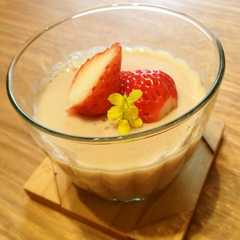 รูปของ 豆乳いちごプリン☆アレルギー対応