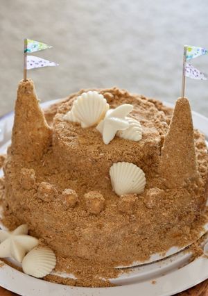 ＊砂のお城＊キャラケーキ-レシピのメイン写真