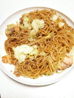 鮭キャベツ焼きそば-レシピのメイン写真
