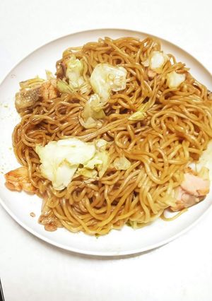 鮭キャベツ焼きそば-レシピのメイン写真