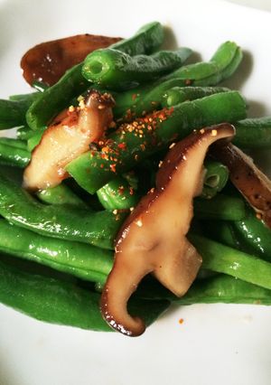 いんげんの副菜☆椎茸入り・ラクなきんぴら-レシピのメイン写真