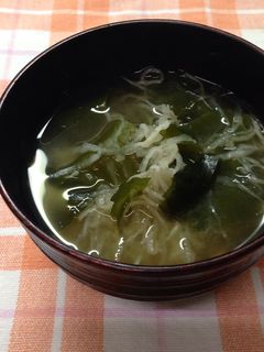 切り干し大根とわかめの味噌汁-レシピのメイン写真
