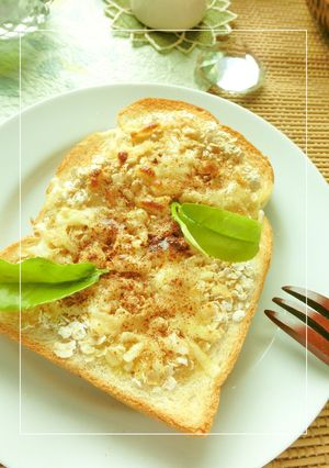 オートミールの蜂蜜チーズトースト-レシピのメイン写真