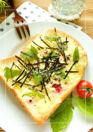 あっさり紫蘇レモン♡チーズトースト-レシピのメイン写真