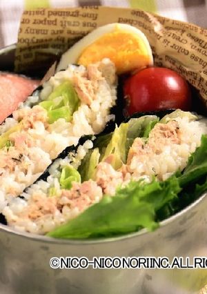 定番!ツナマヨおにぎらず-レシピのメイン写真