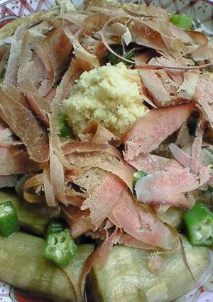 かつおたっぷり焼き茄子-レシピのメイン写真