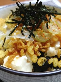 火を使わずに簡単ごはん!たぬき豆腐丼-レシピのメイン写真