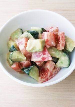材料3つで出来る☆簡単アボカドサラダ☆-レシピのメイン写真