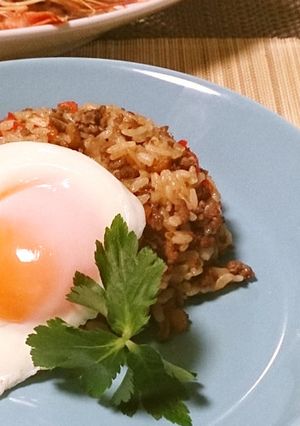 牛ひき肉と干しエビのナシゴレン-レシピのメイン写真