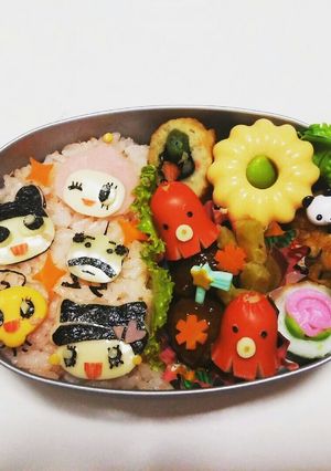 たまとも大集合！たまごっち弁当✨-レシピのメイン写真