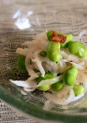 夏バテ防止に♡枝豆と大根の梅おろしあえ-レシピのメイン写真