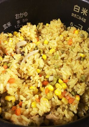 カレーピラフ-レシピのメイン写真