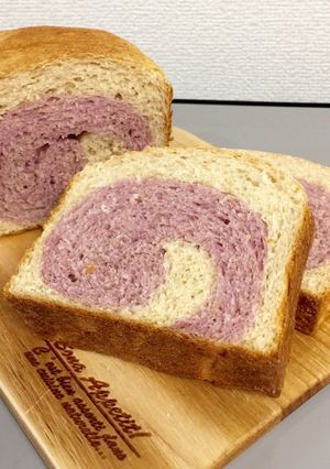 10cm正角パン型で、ののじパン。-レシピのメイン写真
