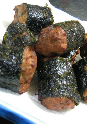 フワ！うま！鰯つみれの磯辺揚げ-レシピのメイン写真