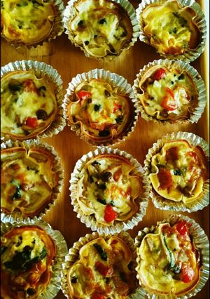 簡単キッシュ～餃子の皮で★-レシピのメイン写真