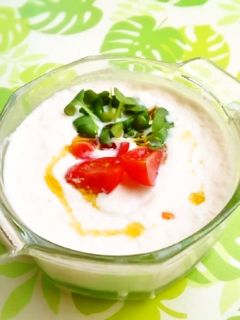 ☺牛乳とクリームチーズの冷たいスープ☺-レシピのメイン写真