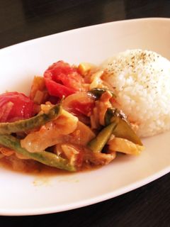 豚バラと夏野菜のカレー炒め-レシピのメイン写真