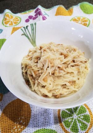 そうめん納豆♪口内炎舌炎手足口病でも!-レシピのメイン写真