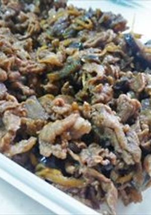 牛肉とナスのつくだ煮-レシピのメイン写真